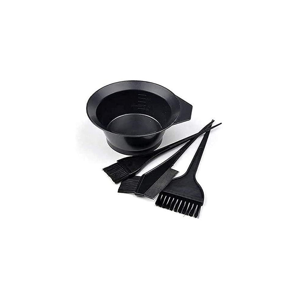 Hair Dye Set Colouring Tint Tool Brush Kit and Bleach Mixing Bowl Set Double sided Coloring Comb and Hair Dyeing Applicator - Professional Hairdr