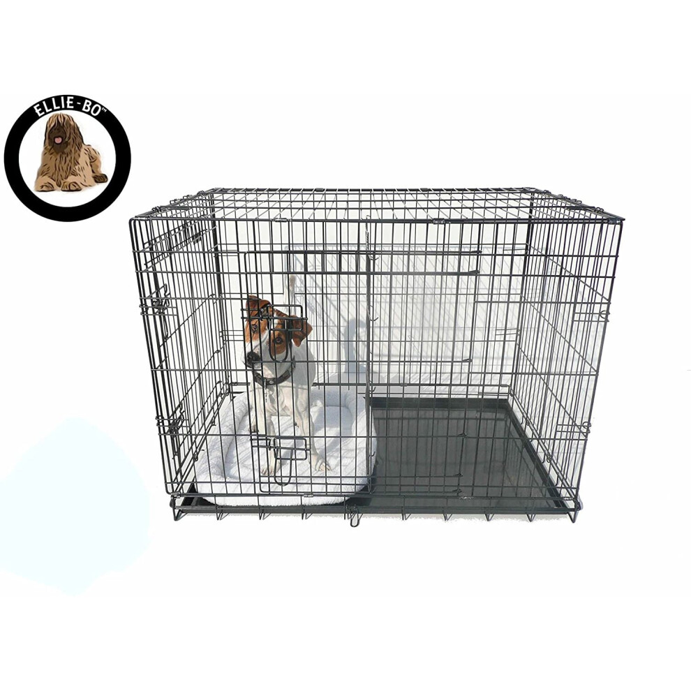 Ellie-Bo Black Divider for 24 inch Small Dog Crate Cage