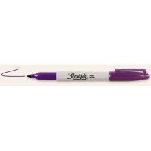 Sharpie fine point permanent marker pen purple ink colour x 1 single