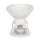 White Deep Bowl Oil burner 1