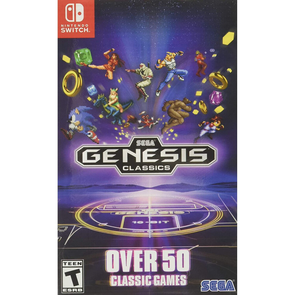 Sega Genesis Classics Nintendo Switch Game (#)-image-OPC-P8VV6VZ-NEW