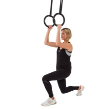 Indoors Outdoors Gymnastic Rings with Adjustable Straps