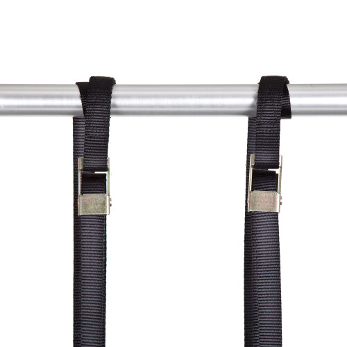 Indoors Outdoors Gymnastic Rings with Adjustable Straps 2