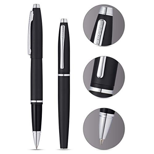 Cross Cross Calais Matte Black Selectip Rollerball Pen 1