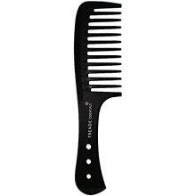 Trende Essentials Wide-Tooth Detangler Comb - Heat-Resistant, Carbon Fiber, Ventilated Design for Wet, Curly & All Hair Types