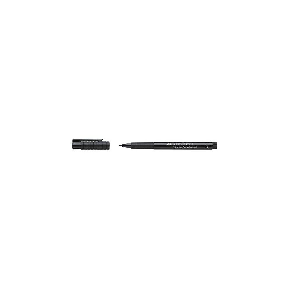 Faber-Castell Pitt Artist Soft Chisel Pen - Black (199)
