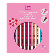 Djeco - 10 felt brushes - Sweet
