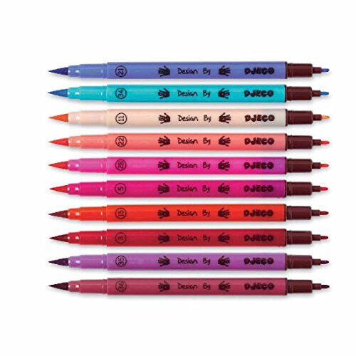 Djeco - 10 felt brushes - Sweet 2