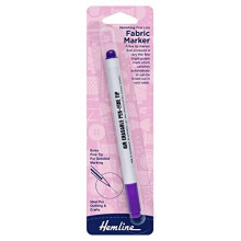 Hemline H296.F | Purple Vanishing Fabric Marker Fine Line Pen