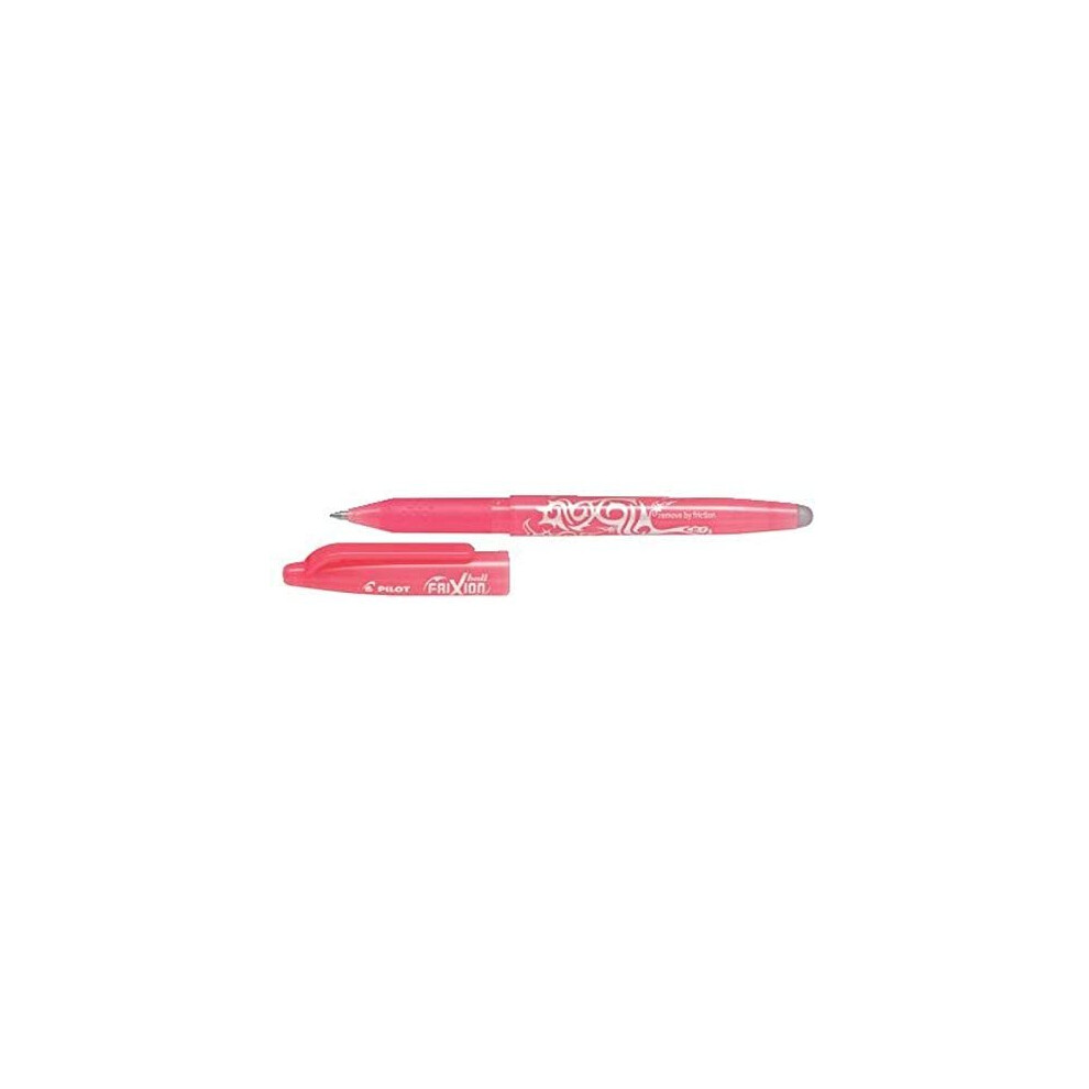 Pilot Frixion Medium Line Heat/Friction Erasable Rollerball Pen 0.7Mm Tip - Coral Pink