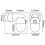 Eterna WELLBKPIR LED Corner Mounted Wellglass Light Fitting with PIR 3