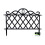 Samuel Alexander 12 x Decorative Black Plastic Garden Border Fence 1