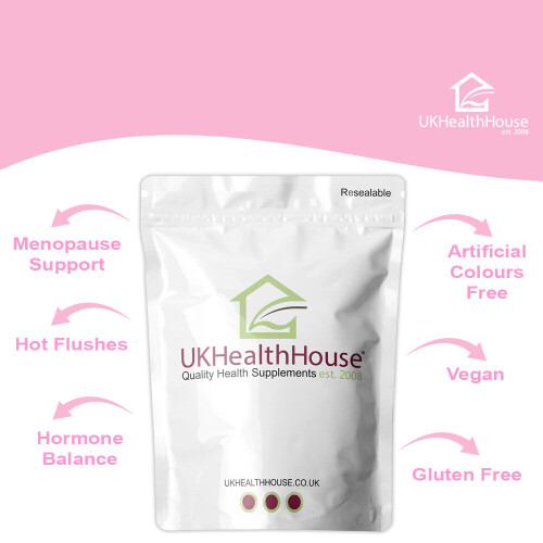 Red Clover Extract 1000mg 90 Tablets Menopause Hot Flushes Hormone 2