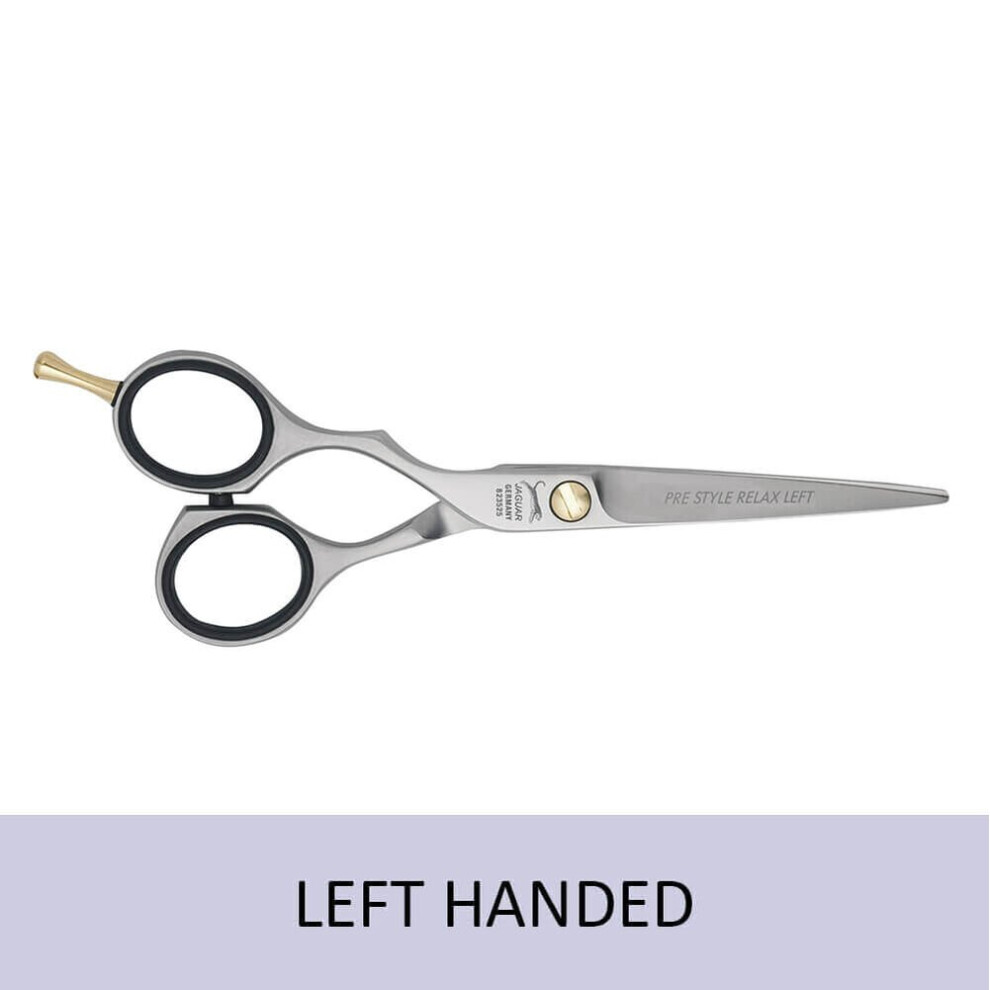 Rand Rocket Jaguar Prestyle Relax Offset Left Scissors For Haircutting - Matt Satin - 5.75"
