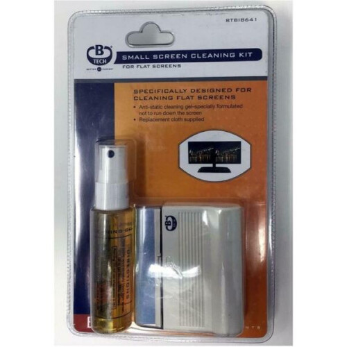 B Tech Screen Cleaning Kit Microfiber Laptop Phone and TV LCD BTBIB641