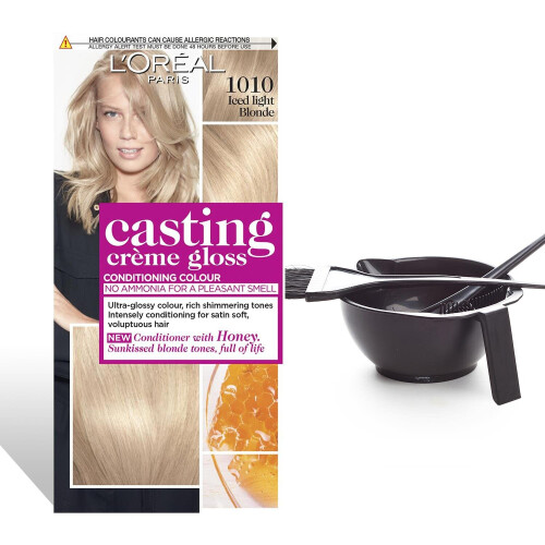 L’Oréal Paris L'Oreal  Casting Creme Gloss Semi Permanent Hair Dye, 1010 Iced Blonde 2