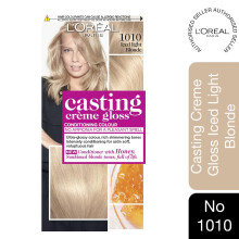 L'Oreal Casting Creme Gloss Semi Permanent Hair Dye, 1010 Iced Blonde
