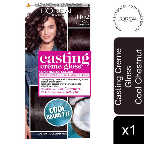 L’Oréal Paris L'Oreal Casting Creme Gloss Semi-Permanent Hair Dye 4102 Cool Chestnut 1
