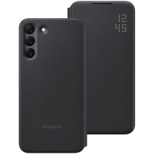 Official Samsung Galaxy S22+ LED View Cover Flip Case- Black