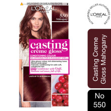 LOreal Paris Casting Creme Gloss Semi-Permanent Hair Dye, 550 Mahogany