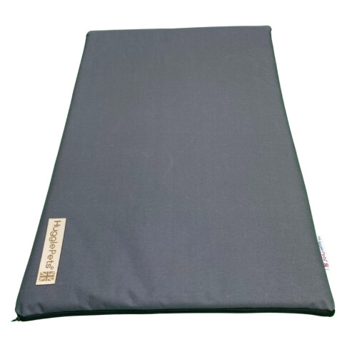 HugglePets (Grey, Large) HugglePets Waterproof Dog Mat Cushion 2
