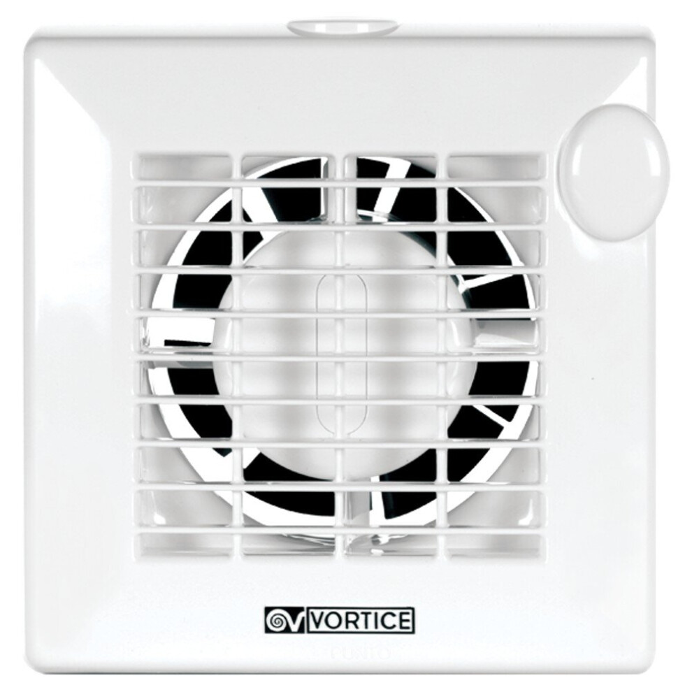 Vortice 11211 PUNTO M100/4 T Axial Extractor Fan with Timer 100mm