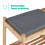 LIVIVO LIVIVO 2-Tier Shoe Rack Bench 7