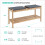 LIVIVO LIVIVO 2-Tier Shoe Rack Bench 5