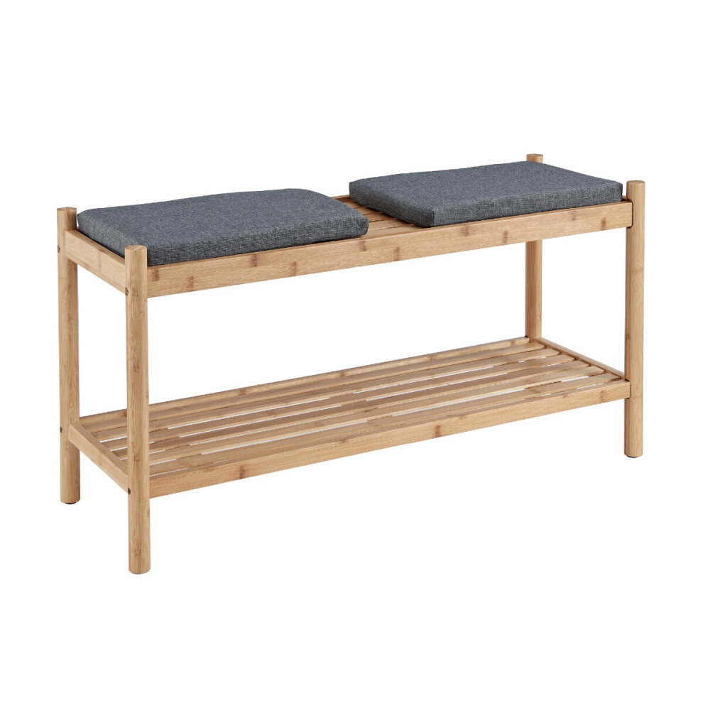 LIVIVO 2-Tier Shoe Rack Bench