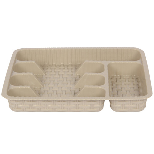 Kitchen Drawer Organizer. Cutlery Tray for Drawer. (5 Compartment) 1