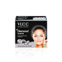 VLCC Natural Sciences Diamond Facial Kit - For Skin Polishing & Purification (Ayurvedic)
