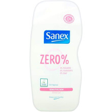 Sanex Zero % Sensitive Skin Shower Gel, 500ml