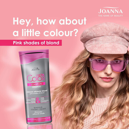 Joanna Ultra Color Shampoo For Pink Shades Of Blond Strengthening