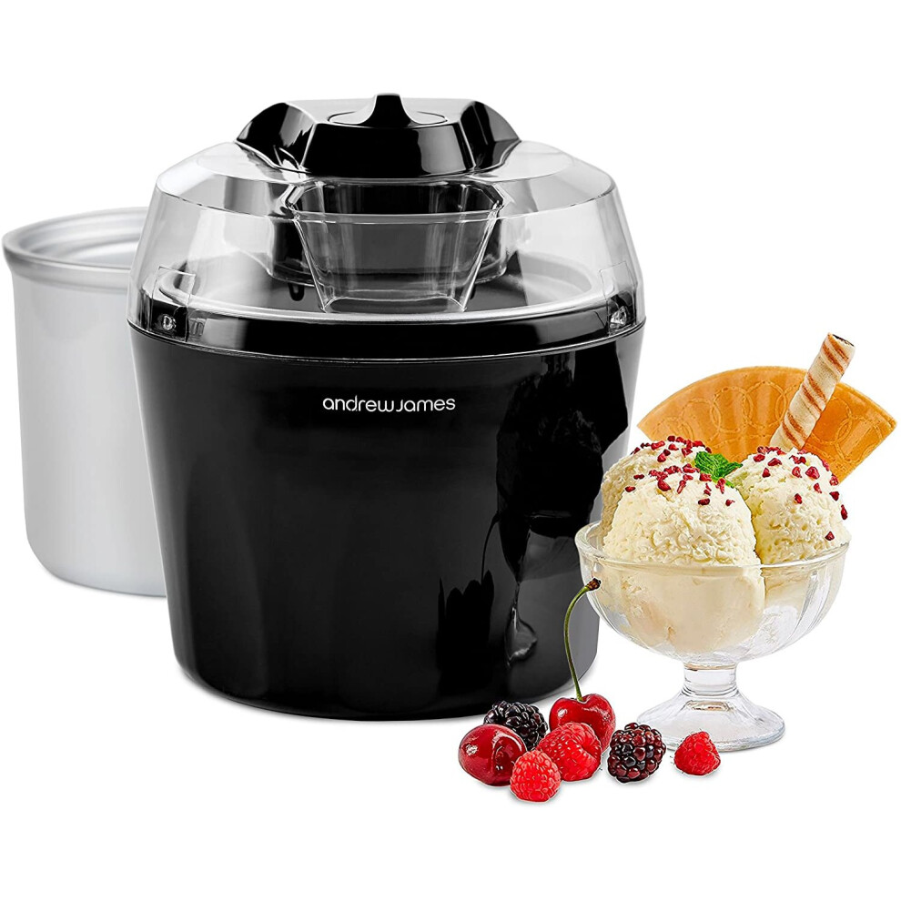 Andrew James Ice Cream Maker Machine Frozen Yoghurt Sorbet Maker1.5L