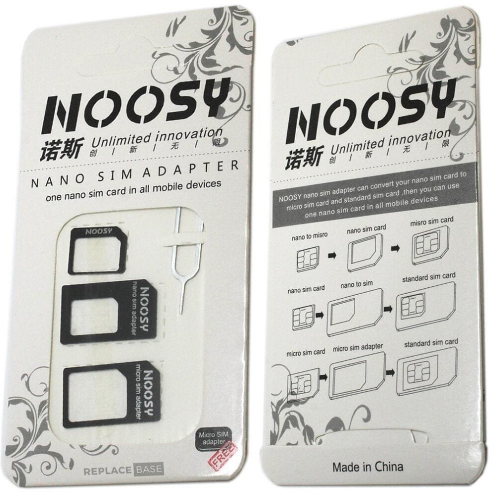 Noosy Nano / Micro SIM Card Adapter Universal Kit With Release Tool