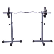 Two-Piece Barbell Rack for Functional Bicep Strength Training