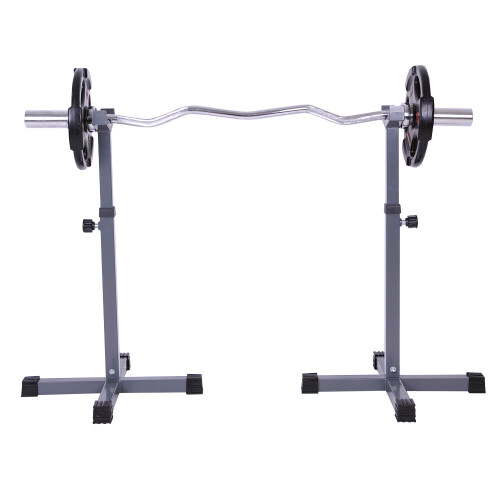 Two-Piece Barbell Rack for Functional Bicep Strength Training