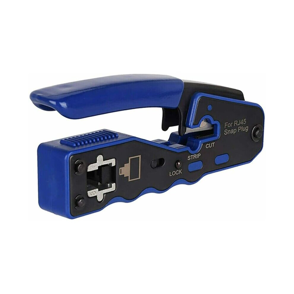 For Rj45 Pro Hd Crimping Tool Crimper Ez Pass Through Connector 757510889433