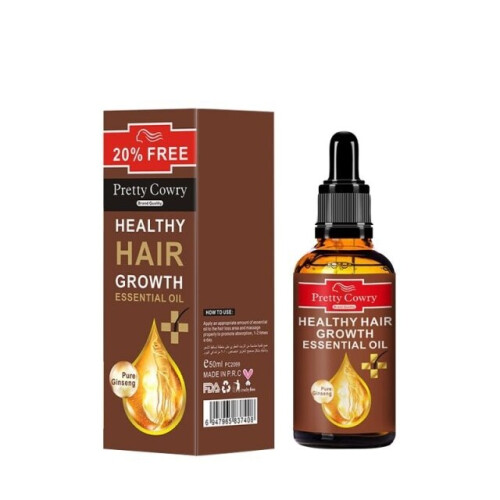 Pretty Cowry Ginseng Hair Growth Healthy Anti Hair Loss Essential Oil