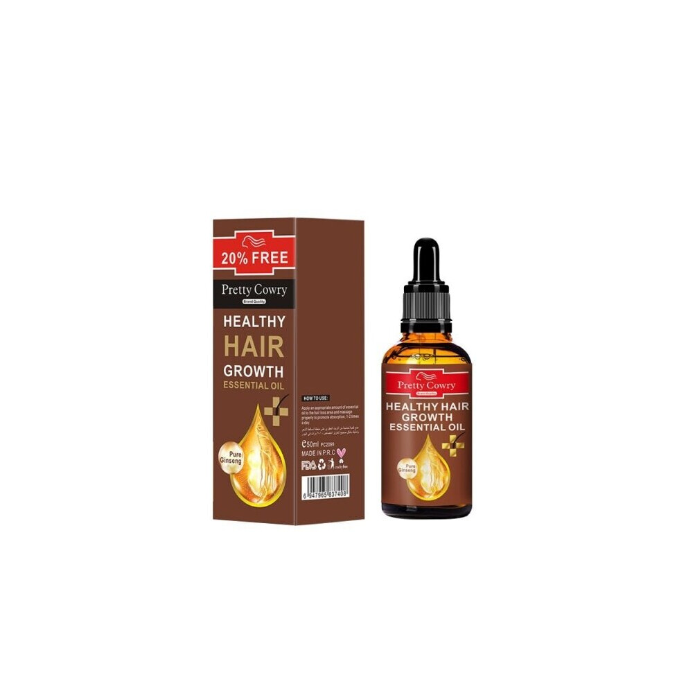 Pretty Cowry Ginseng Hair Growth Healthy Anti Hair Loss Essential Oil