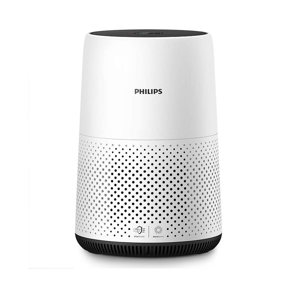 Philips AC0820/30 Series 800 Compact Air Purifier with Real Time Air Quality Feedback, Anti-Allergen, Reduces Odours and Gases, HEPA