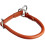 Kerbl Roma Round-Leather Choker, 45 cm, Cognac 2