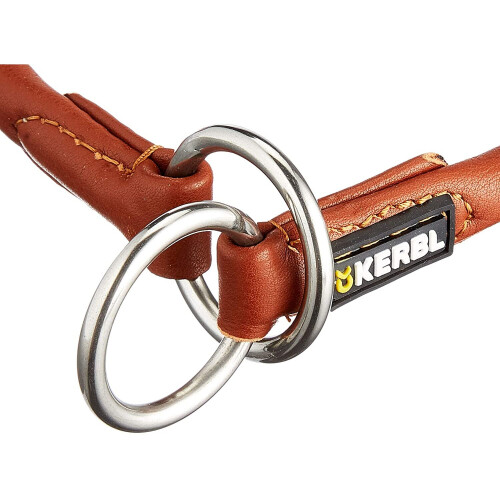 Kerbl Roma Round-Leather Choker, 45 cm, Cognac 2