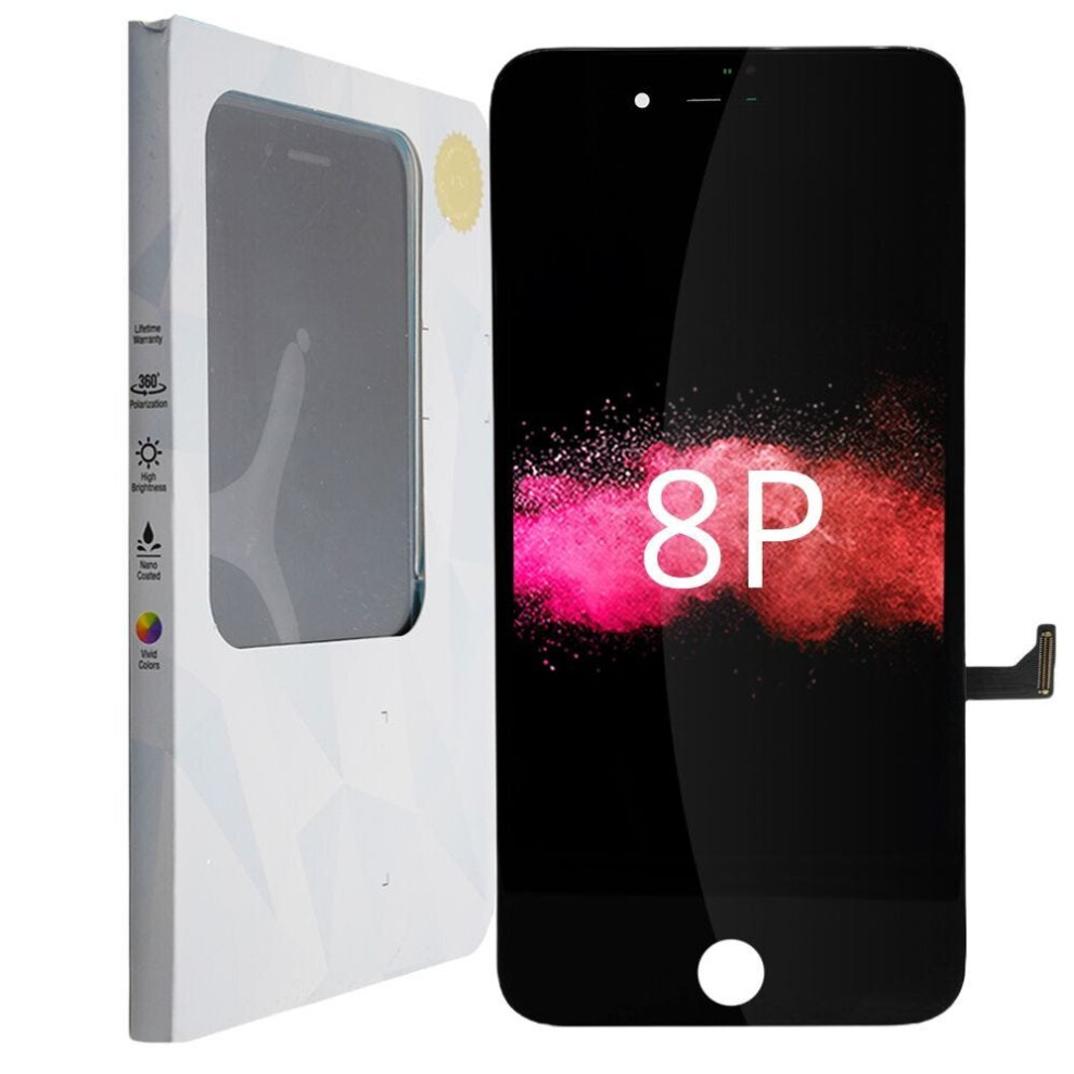 Lcd For Apple Iphone 8 Plus Fx5 Replacement Touch Screen Incell Assembly Black 5056364449318