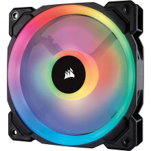 Corsair CO-9050071-WW LL120 120 mm Dual Light Loop RGB LED PWM Fan - Black