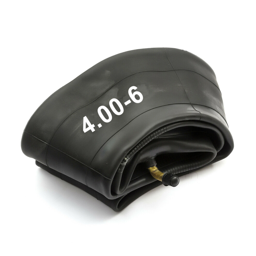 Wheel Barrow Inner Tube 4.00-6 400X6 400-6 6" 6 Inch Tyre Bent Valve Wheelbarrow 5056213548131
