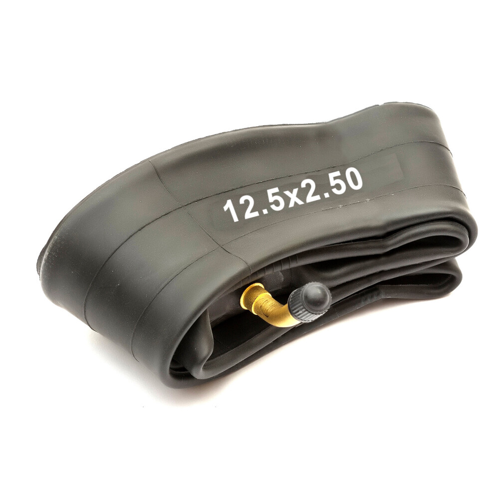 Inner Tube 12.5X2.5 12.5X2.50 Bent Schradar Valve Stroller Pushchair Pram Buggy Petrolscooter