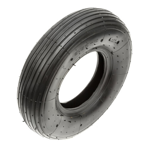Wheelbarrow Tyre 3.50-6 350-6 350x6 Ribbed Line Tread 2 Ply 6 Inch Wheel Barrow