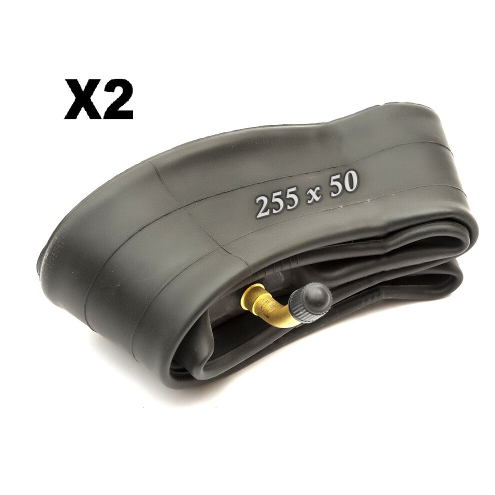 2X Inner Tube 255 X 50 Bent Valve Britax Stroller Pushchair Pram Buggy Wheel Petrolscooter