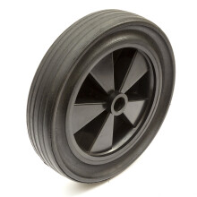 Heavy Duty 12 Inch Plastic Wheel Solid Rubber Tyre Puncture Proof Wheelbarrow